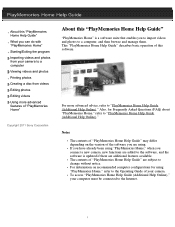 Sony DSC-RX100M3 PlayMemories Home™ Help Guide (Windows) (.PDF)