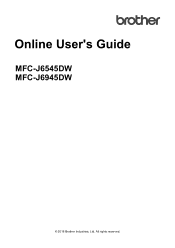 Brother International MFC-J6545DWXL Online Users Guide HTML