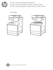 HP Color LaserJet Managed MFP E786dn User Guide