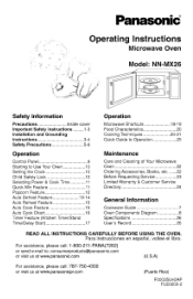 Panasonic NNMS26-MULTI NNMS26 User Guide