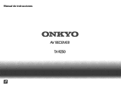 Onkyo TX-RZ50 Instruction Manual - Spanish