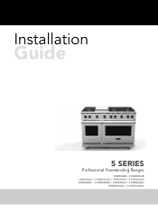 Viking VDR548 Installation Instructions