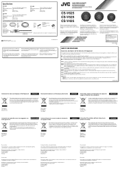JVC CS-V525 Instructions