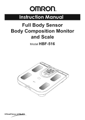 Omron HBF-516B Instruction Manual