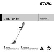 Stihl FCA 140 Instruction Manual
