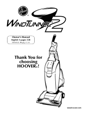 Hoover U8311 Manual