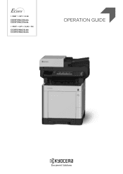 Kyocera ECOSYS M6630cidn M6230cidn/M6235cidn/M6630cidn/M6635cidn Operation Guide