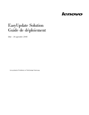 Lenovo ThinkServer RS110 (French) EasyUpdate Solution Deployment Guide