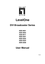 LevelOne ADE-8001 Manual