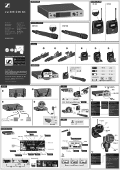 Sennheiser EW 300 G4-Base Combo Quick Guide ew 300-500 G4