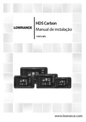 Lowrance HDS Carbon 16 - StructureScan 3D Bundle Manual de instalao