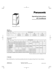 Panasonic U-144ME2U9 Operation Manual