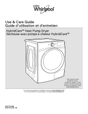 Whirlpool WED9290FC Use & Care Guide