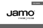 Jamo J 110 SUB Owner/User Manual