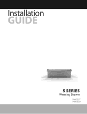 Viking VWD527 Installation Instructions