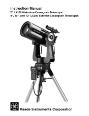 Meade 8 inch Instruction Manual