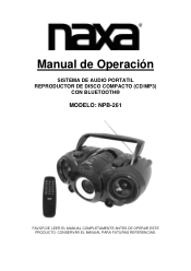 Naxa NPB-261 NPB-261 manual - Espanol
