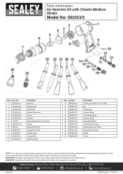 Sealey SA12/S Parts Diagram