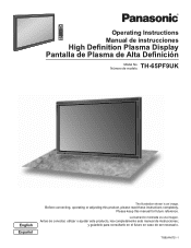 Panasonic TH65PF9UK TH65PF9UK User Guide