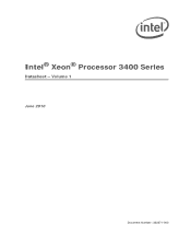 Intel BX80605X3440 Data Sheet
