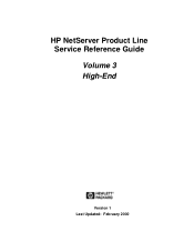 HP D7171A HP Netserver Service Handbook, Volume 3 - High-End