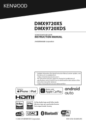 Kenwood DMX9720XDS Instruction Manual 1