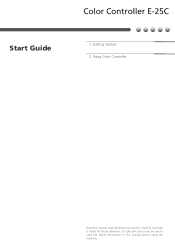 Ricoh IM C4500 Start Guide