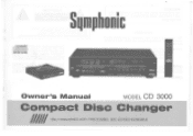 Symphonic CD3000 Owner's Manual