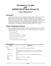 HP D7171A hp netserver lc 2000 netraid-4m config guide Â— for Microsoft Windows 2000 A.S. Clusters  PDF, 189K, 1/28/2002