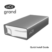 Lacie Grand Hard Disk Quick Install Guide