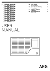 AEG AXP26U558HW User Manual