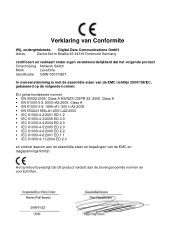 LevelOne GSW-0807 EU Declaration of Conformity