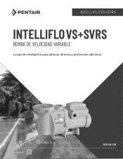Pentair IntelliFlo VSSVRS Variable Speed Pump IntelliFlo VS SVRS Residential Pump - Spanish