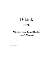 D-Link DI-711 Product Manual