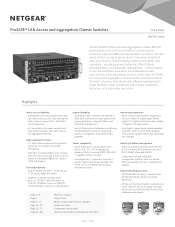 Netgear M6100-44G3-POE Product Data Sheet