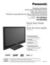 Panasonic TH 50PX80U 50' Plasma Tv - Spanish