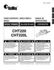 RedMax CHT220 Owners Manual