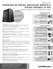 LiftMaster HDSL24UL HDSL24UL Product Guide - French