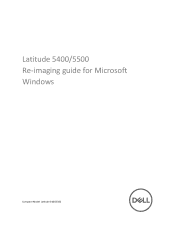 Dell Latitude 5400 Re-imaging guide for Microsoft Windows
