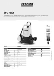 Karcher SP 2 Flat Product information