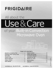 Frigidaire PMBD3080AF Complete Owners Guide