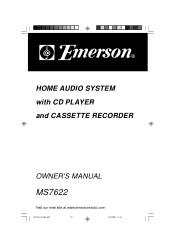 Emerson MS7622 Owners Manual