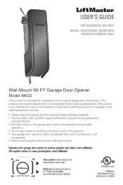 LiftMaster 98022 Users Guide - English French