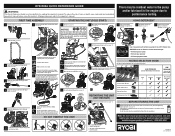 Ryobi RY80588A Quick Reference Guide