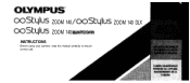 Olympus Zoom 140 Stylus Zoom 140 / Stylus Zoom 140 QD / Stylus Zoom 140 DLX Instructions (English)