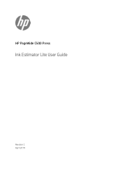 HP PageWide C500 User Ink Estimator Lite User Guide Rev. C