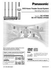 Panasonic SC-HT900 SAHT690 User Guide
