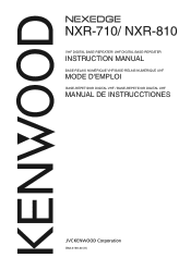 Kenwood NXR-810 Operation Manual 1