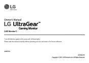 LG 32GP750-B Owners Manual