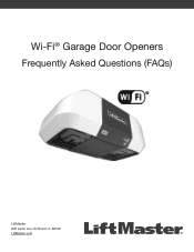 LiftMaster 8550WLB Wi-Fi Garage Door Openers FAQs